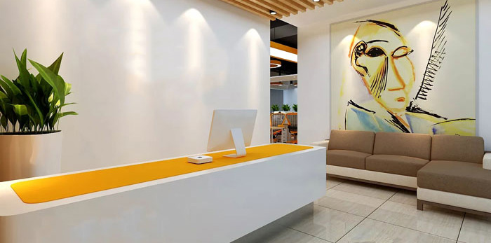 能源科技公司辦公室裝修設計效果圖