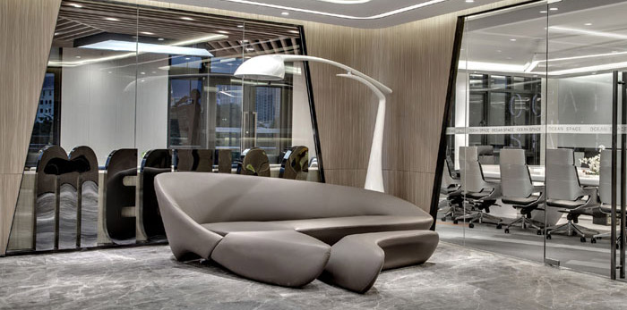 金融科技公司辦公室裝修設計效果圖