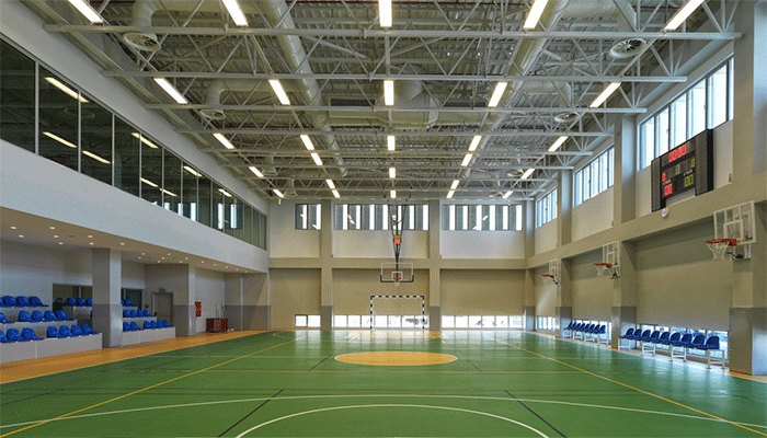 室內籃球場效果圖