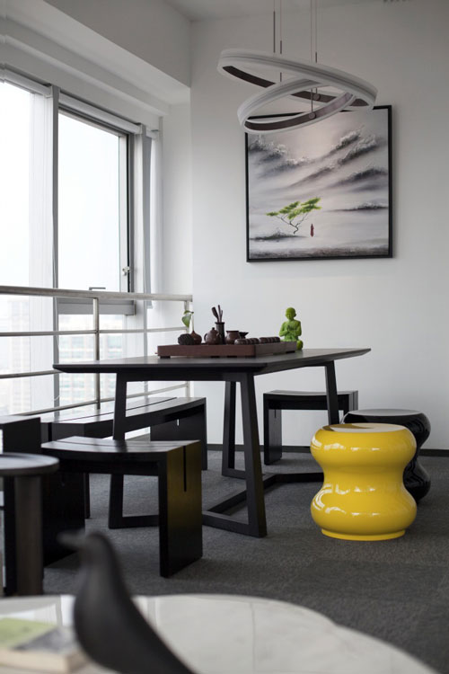 杭州服飾有限公司運營中心喝茶區域設計