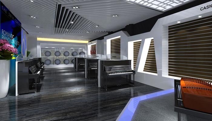 伽音琴行裝修設(shè)計案例