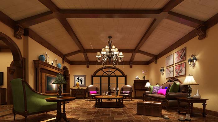 半山國際豪華別墅裝修設計案例