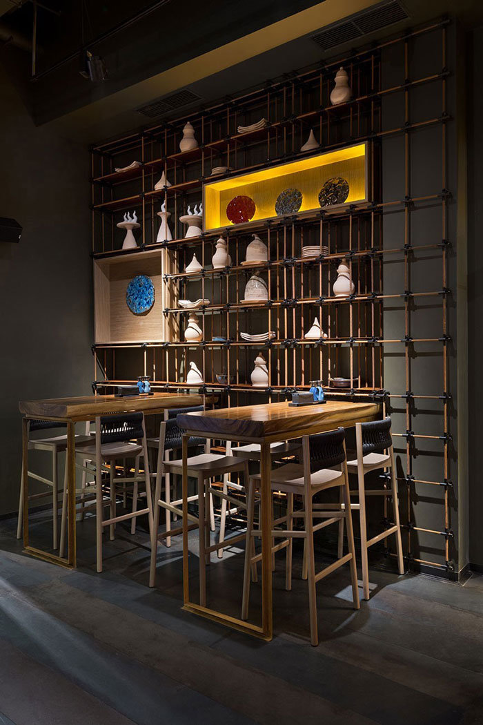 讓人眼前一亮的餐廳飲茶區域設計方案效果圖