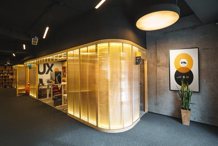 軟件公司辦公室動線裝修設計案例效果圖