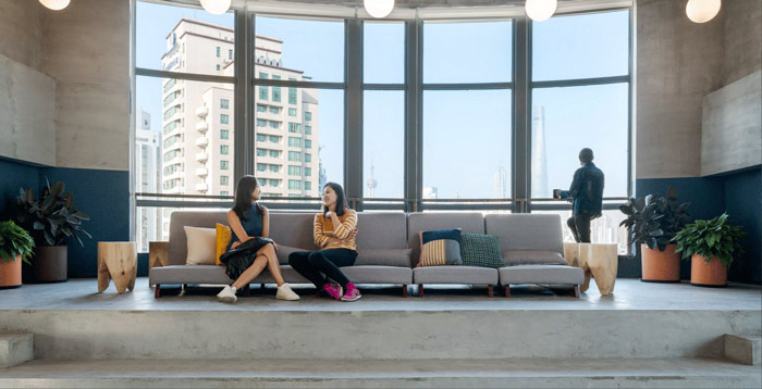 聯合辦公交流區域效果圖