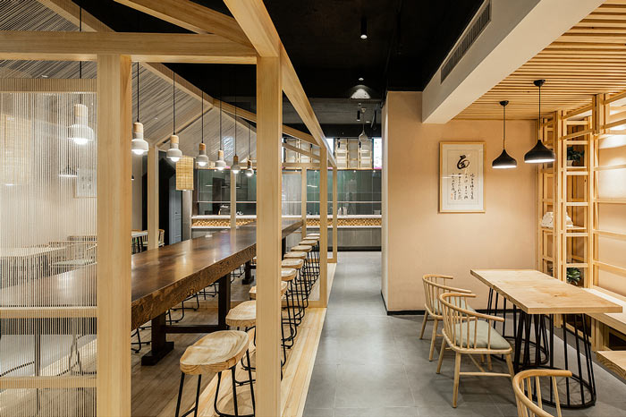 特色面館裝修設計效果圖