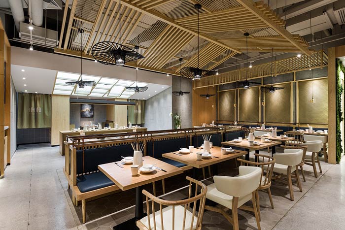 串串香小吃店吊頂裝修設(shè)計效果圖