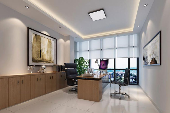 杭州濱江經理辦公室裝修設計效果圖