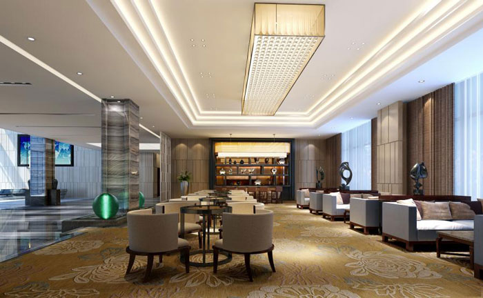 杭州濱江寫字樓接待區裝修設計效果圖