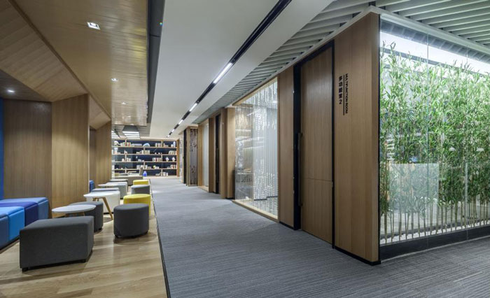 杭州辦公樓過道裝修設計效果圖