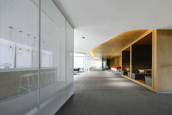 眾創空間辦公室過道裝修設計效果圖