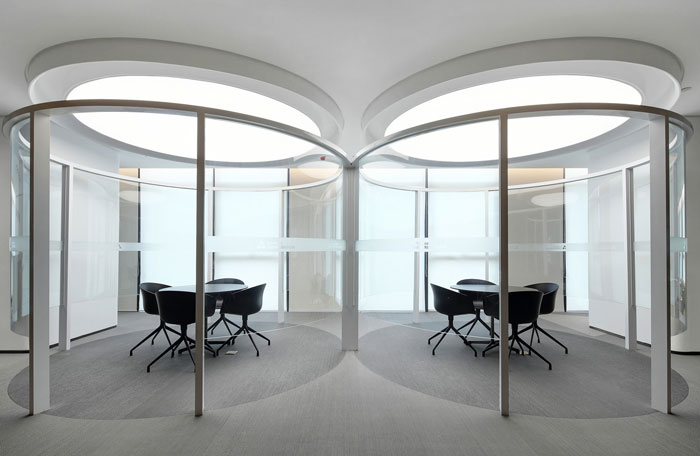 眾創空間辦公室洽談室裝修設計效果圖