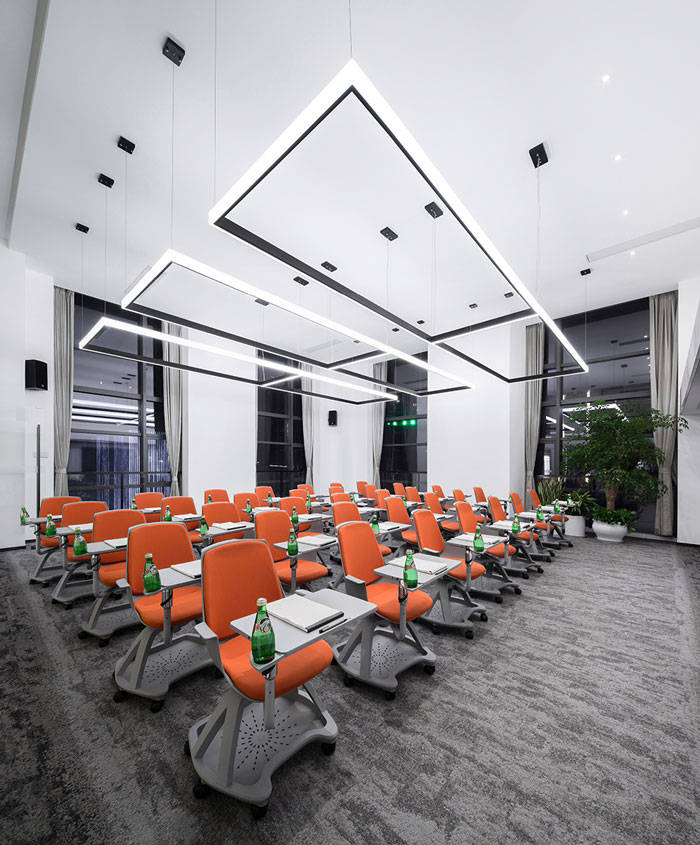 智慧辦公室培訓室裝修設計效果圖