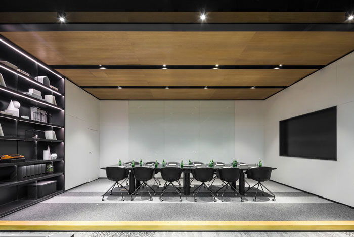 互聯網企業辦公室會議室裝修設計效果圖