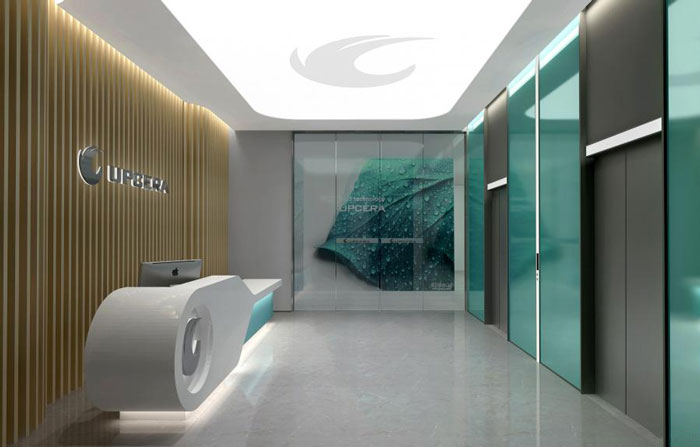 杭州辦公空間前臺裝修設(shè)計(jì)效果圖