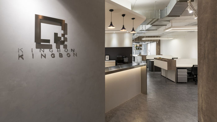 科技公司辦公室進(jìn)門區(qū)裝修設(shè)計(jì)效果圖