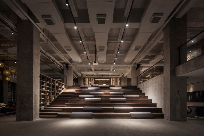 智能辦公室休息區裝修設計效果圖