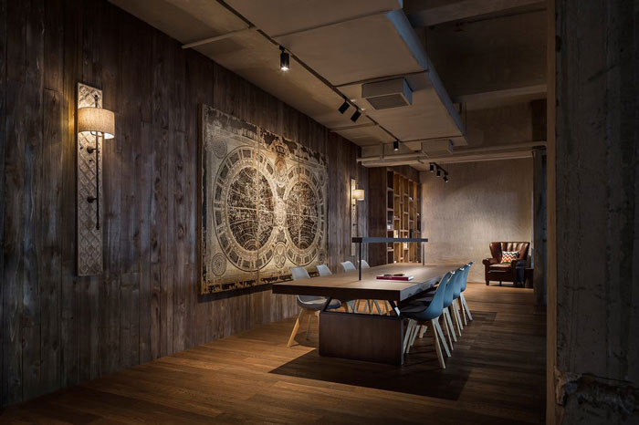 智能辦公室休息區裝修設計效果圖