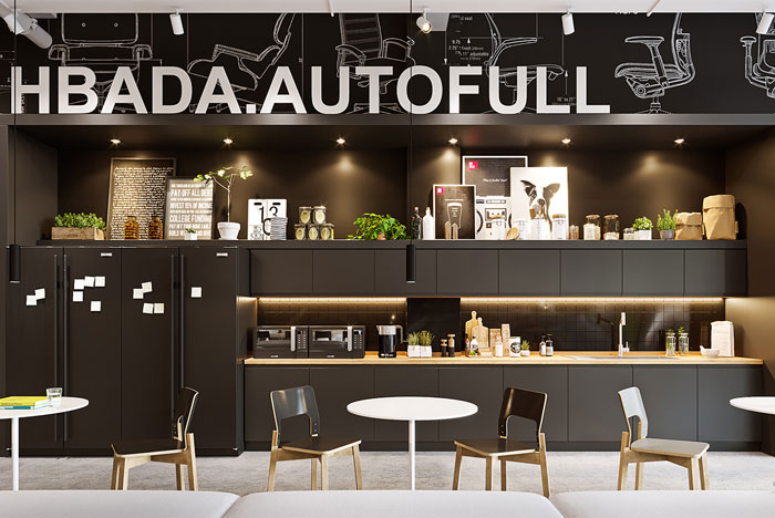 家居公司辦公室茶水間裝修設計效果圖