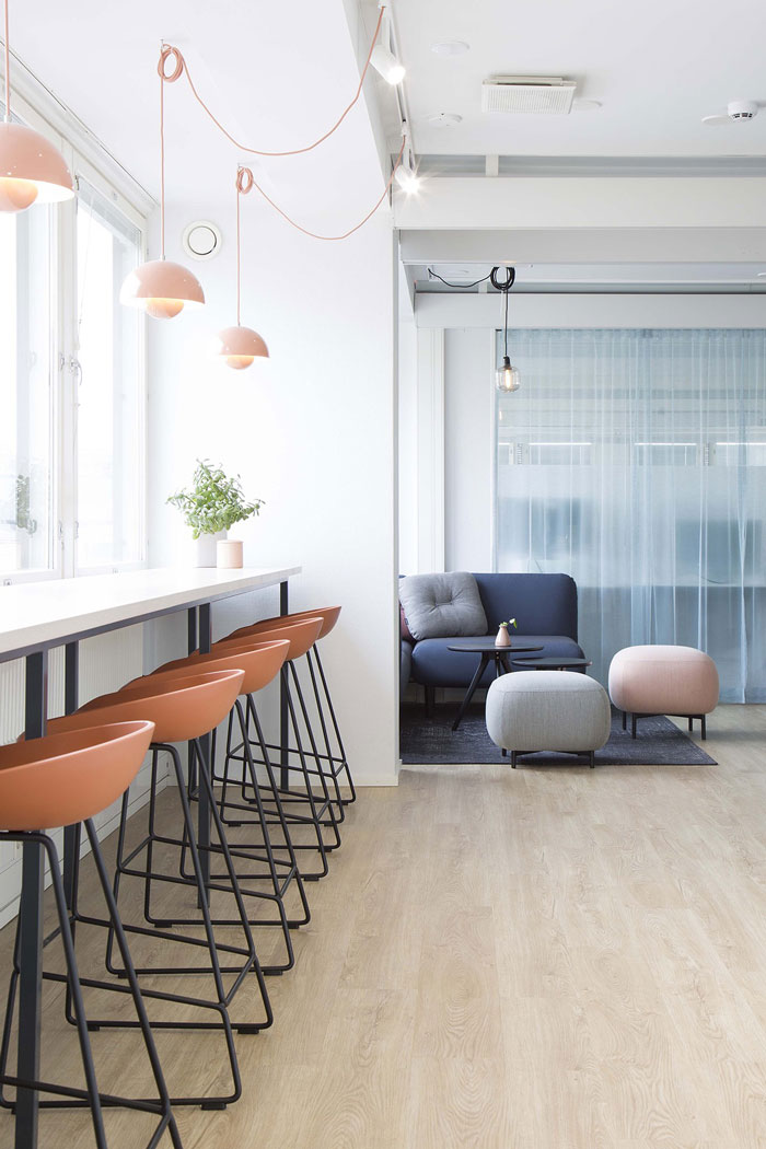 軟件公司辦公室吧臺裝修設計效果圖