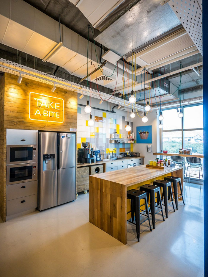 軟件開發公司辦公室茶水間裝修設計實景圖