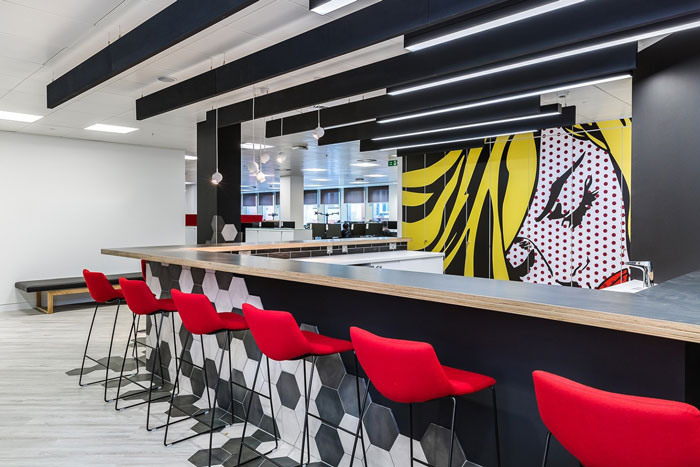 科技公司辦公室過道裝修設計效果圖