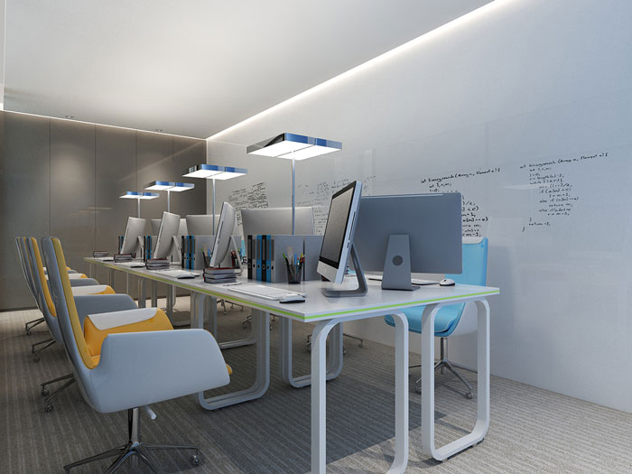 集團辦公室財務室裝修設計效果圖