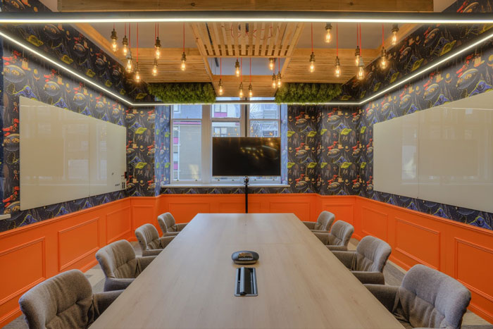 旅游服務公司辦公室會議室裝修設計效果圖