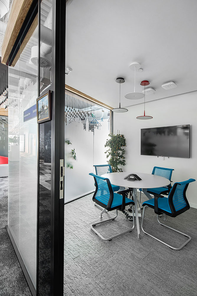 通信公司辦公室洽談室裝修設計效果圖