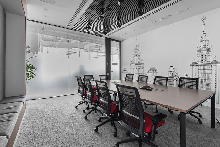 通信公司辦公室會議室裝修設計效果圖