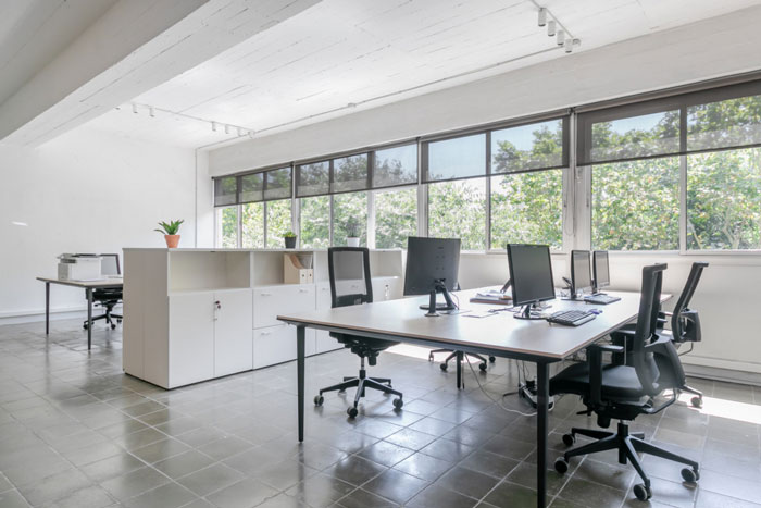 現代化辦公室辦公區裝修設計效果圖