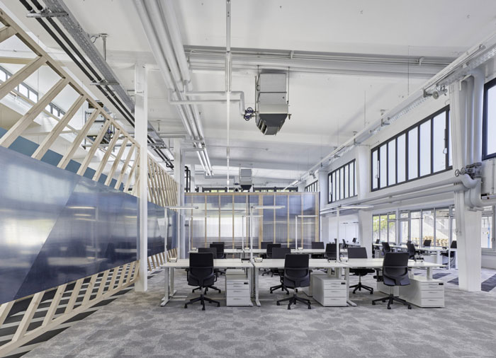 廠區辦公室辦公區裝修設計效果圖