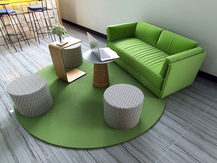 LOFT風格辦公室休息區裝修設計效果圖