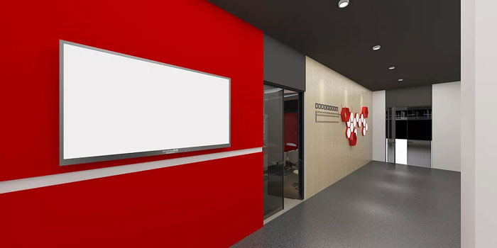 新辦公室進(jìn)門區(qū)裝修設(shè)計效果圖