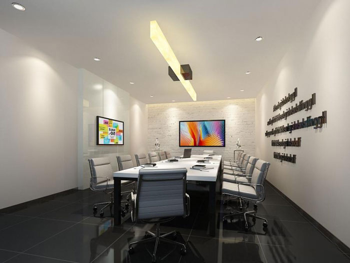 杭州良渚辦公室洽談室裝修設計效果圖