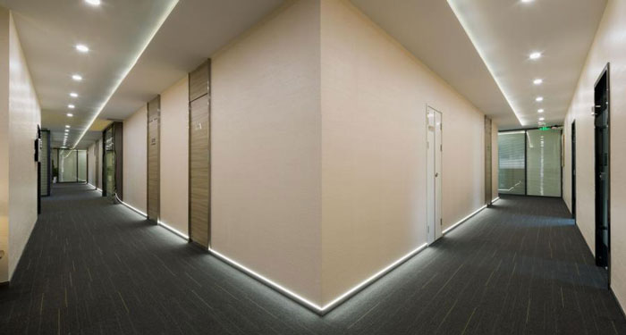 杭州近江辦公室過道裝修設計方案