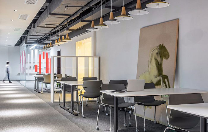 園區辦公室辦公區裝修設計效果圖