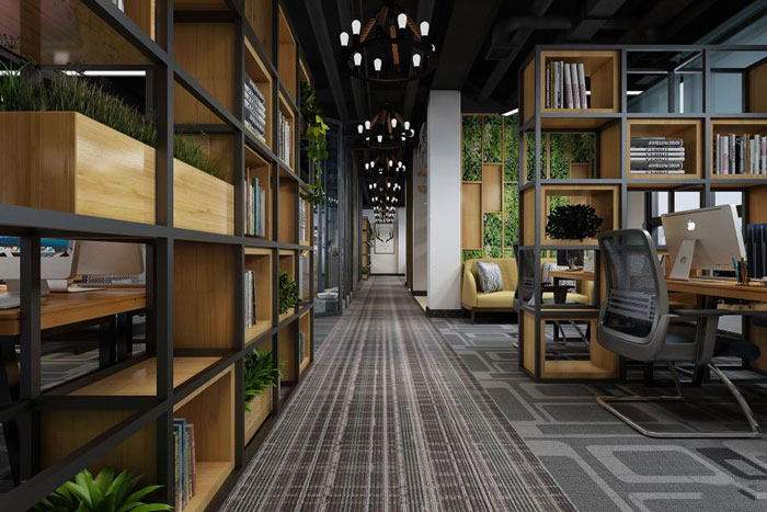 杭州下沙辦公室過道裝修設計效果圖