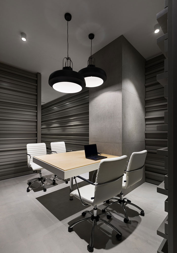 現代辦公室休息辦公區裝修設計效果圖