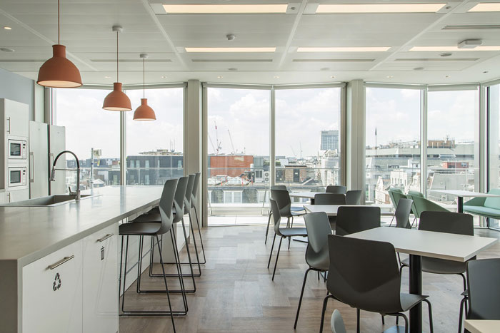 互聯網金融公司辦公室茶水間裝修設計效果圖