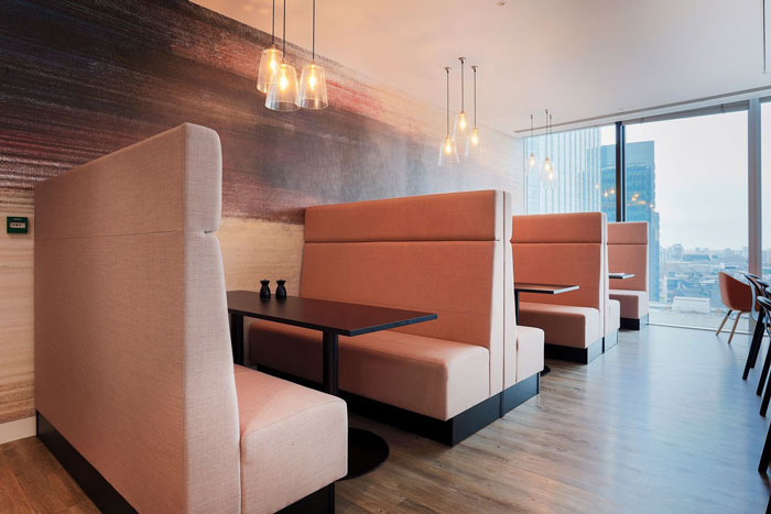 金融信息公司辦公室洽談區裝修設計效果圖