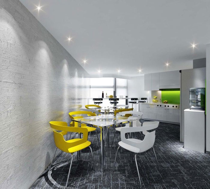 杭州濱康辦公室茶水間裝修設(shè)計(jì)效果圖