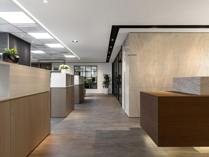 杭州富陽(yáng)辦公樓過(guò)道裝修設(shè)計(jì)效果圖