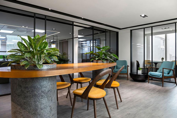 杭州富陽(yáng)辦公樓茶水間裝修設(shè)計(jì)效果圖