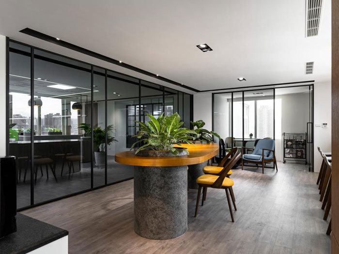 杭州富陽(yáng)辦公樓茶水間裝修設(shè)計(jì)效果圖