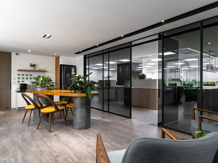 杭州富陽(yáng)辦公樓茶水間裝修設(shè)計(jì)效果圖