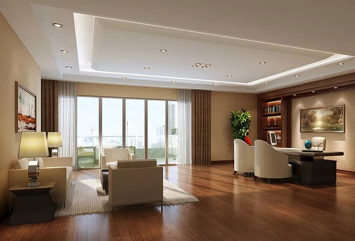 特色總經理辦公室裝修設計效果圖