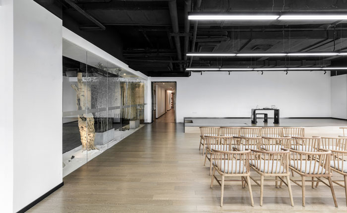 禪意辦公會所培訓區裝修效果圖