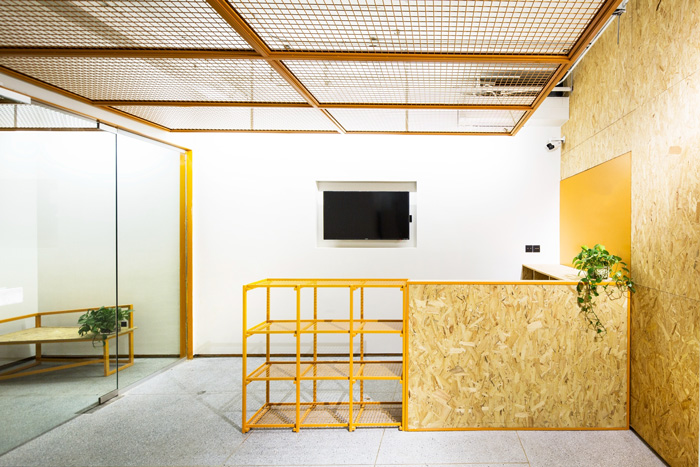 廠家辦公樓前臺(tái)裝修設(shè)計(jì)效果圖