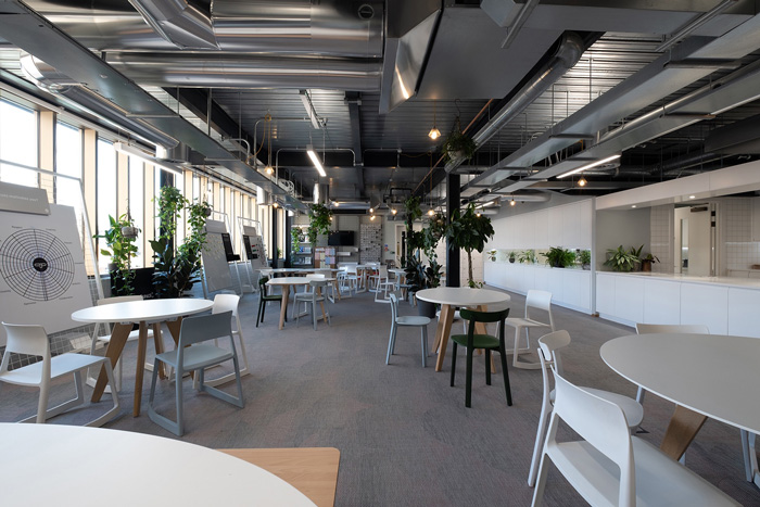 開放式辦公空間休息區(qū)裝修設計效果圖